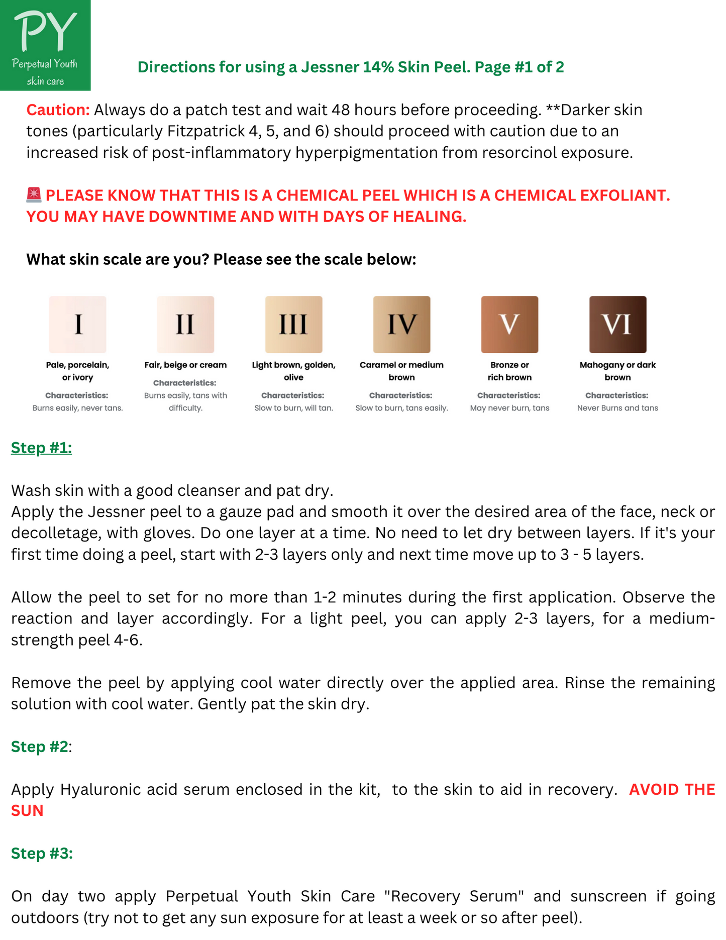 🌿 Jessner Skin Peel Bundle 🌿 Scroll ➡️ to your right to see the "How To Video" 🤩 ➡️
