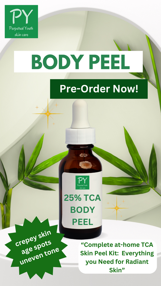 PRE-ORDER for 4-8-24 25% TCA BODY SKIN PEEL KIT! 🌿 Everything You Need for Radiant Skin 🔆🔆🔆