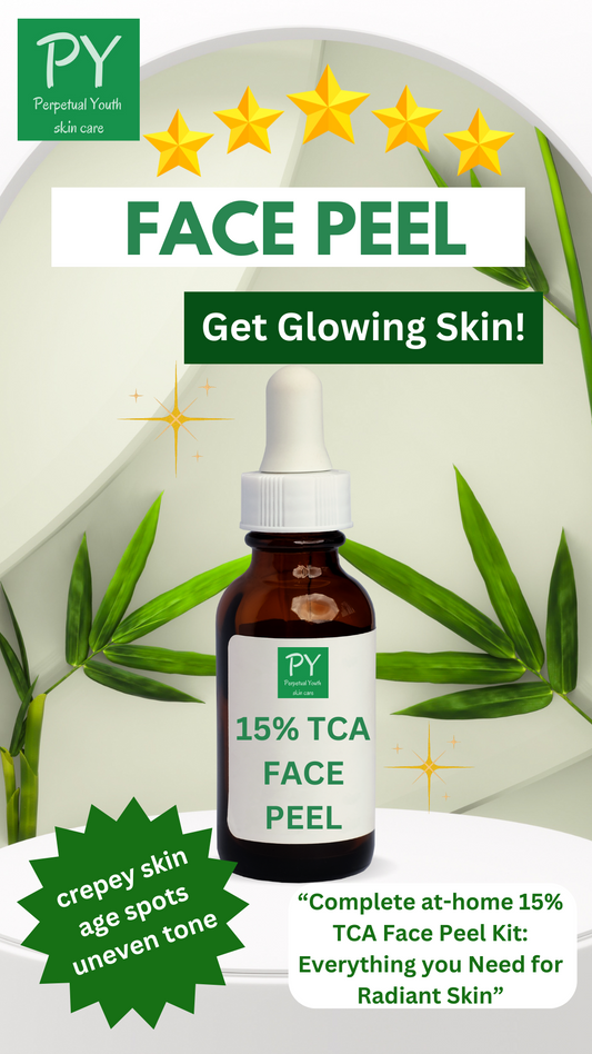 💚 15%  FACE PEEL KIT! 🌿 Everything You Need for Radiant Skin 🔆 🚨 PLEASE BE ADVISED THAT THIS IS A CHEMICAL PEEL WHICH IS A CHEMICAL EXFOLIANT. YOU MAY HAVE DOWNTIME AND WITH DAYS OF HEALING.