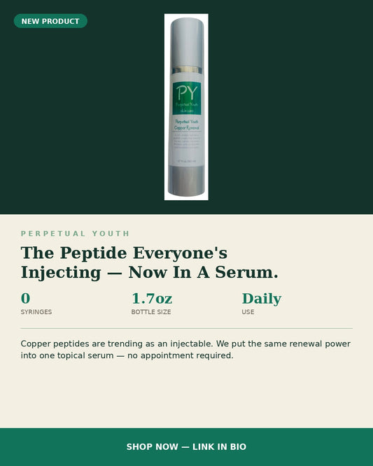 π πΏ Perpetual Youth Peptide Copper Renewal Serum πΏ NO INJECTIONS NEEDED! π₯³