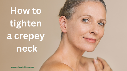 How to tighten a crepey neck 🌺