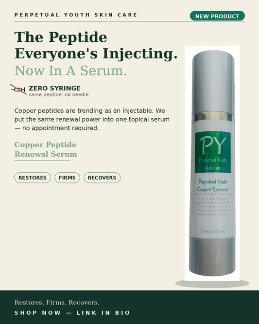 🜠🌿 Perpetual Youth Peptide Copper Renewal Serum 🌿 NO INJECTIONS NEEDED! 🥳